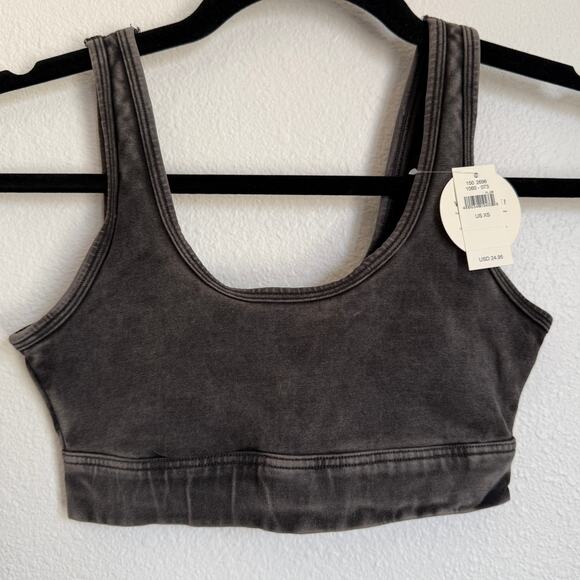 NWT AERIE Offline Sports Bra in Heathered Gray - Picture 1 of 6